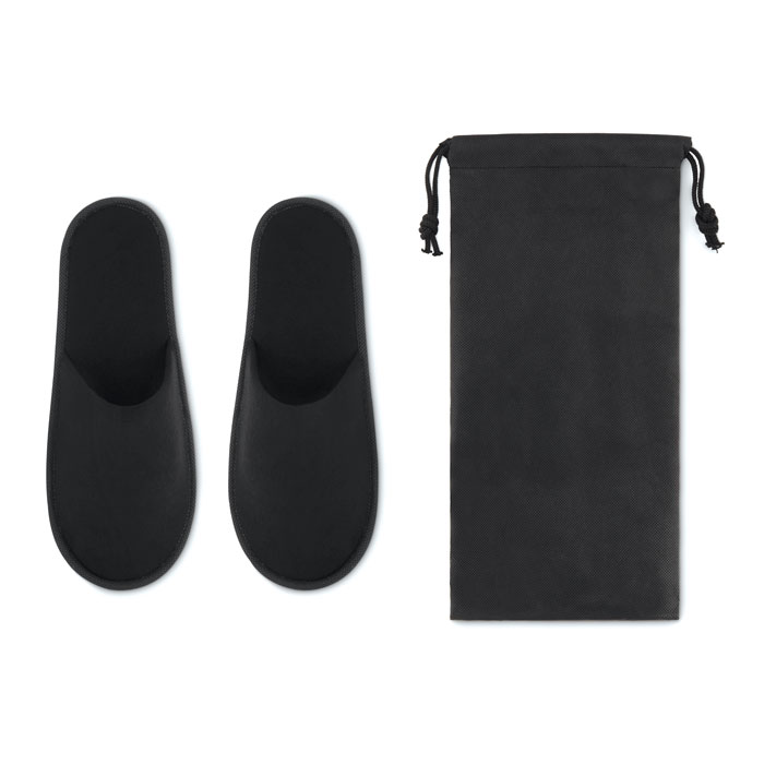 Hotel slippers FLIP FLAP in a pouch with your logo