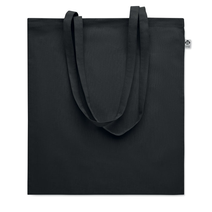 Organic cotton shopping bag ONEL with long handles, with your logo
