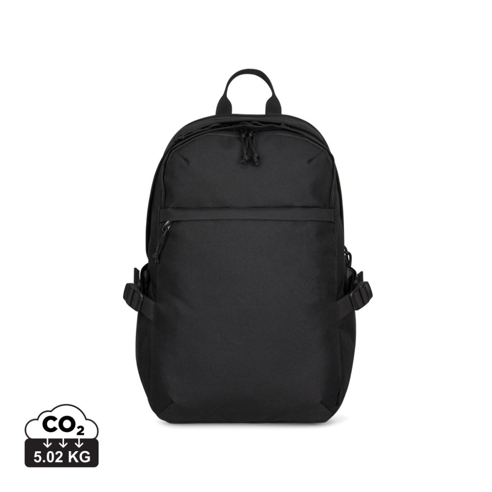 Renew AWARE™ rPET 15'' laptop backpack with padded compartment and your logo