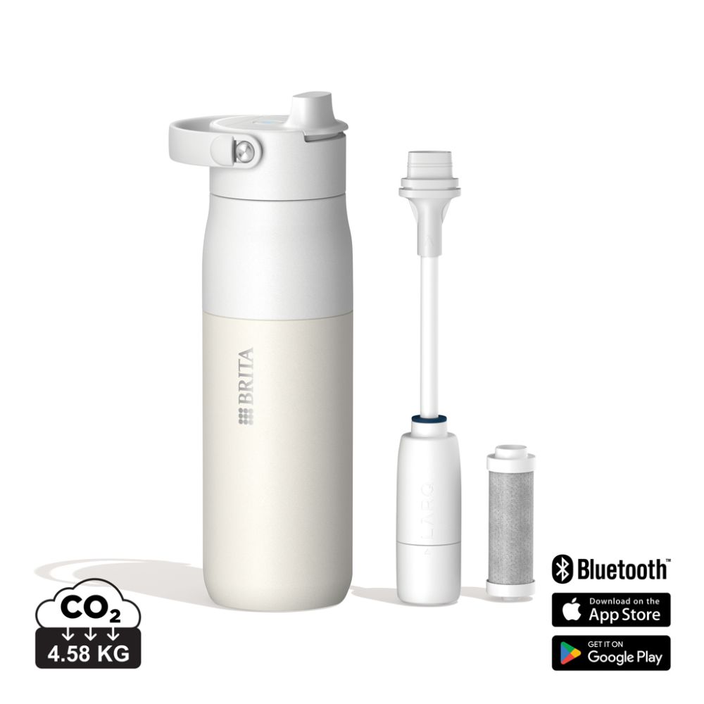Pudele BRITA LARQ IQ Track purify clean ar filtru un UV-C tīrīšanu 680 ml ar jūsu logo