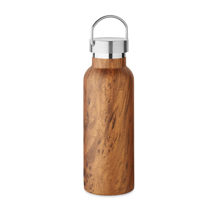 Dubultsienu termopudele NAMIB BOTTLE 500 ml no pārstrādāta tērauda ar jūsu logo