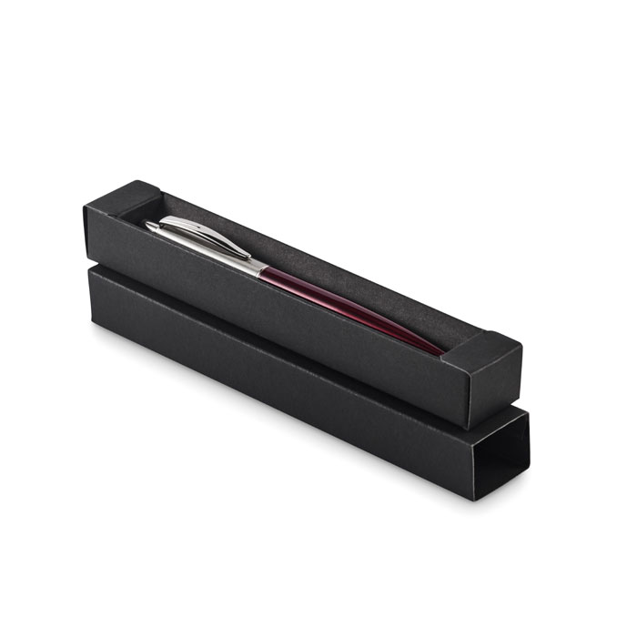 Metal push button pen GRAZ COLOUR in gift box with your logo