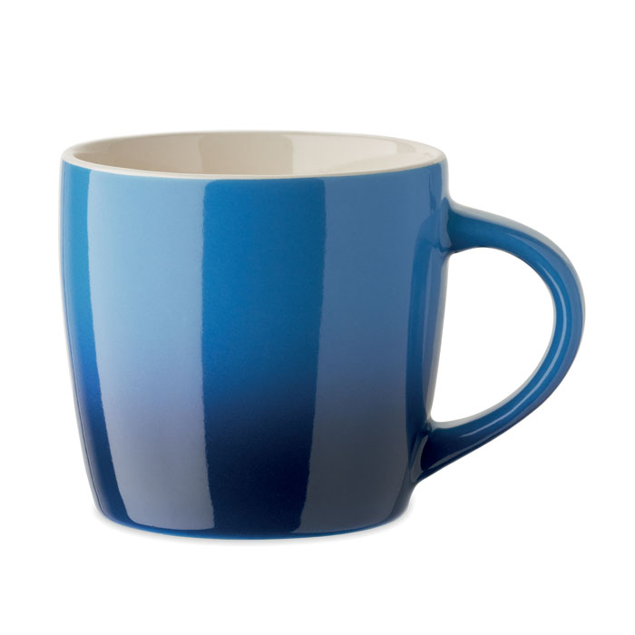 Keramikas krūze PEZE 300 ml ar gradienta krāsojumu ar jūsu logo