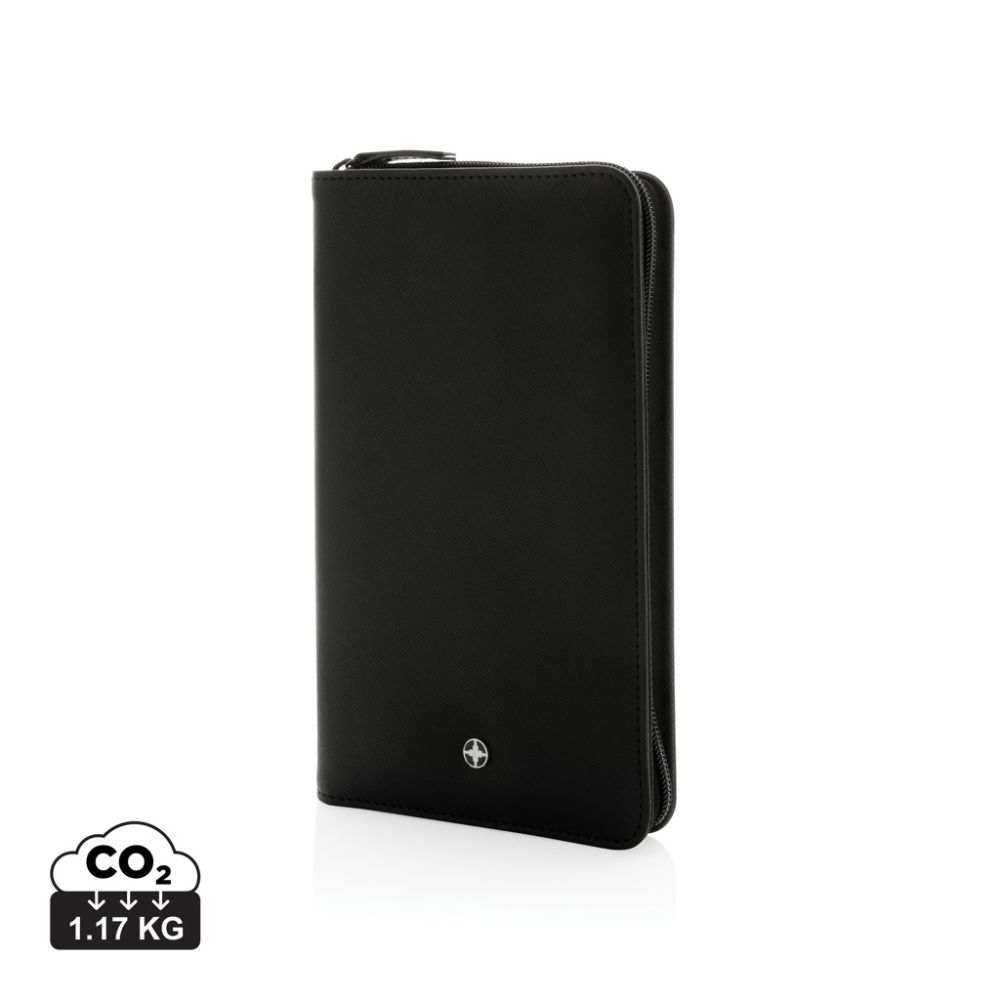 Travel wallet Swiss Peak Heritage RCS rPU with RFID protection and your logo