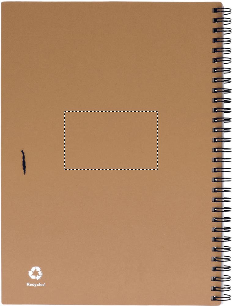 Print position BACK NOTEBOOK