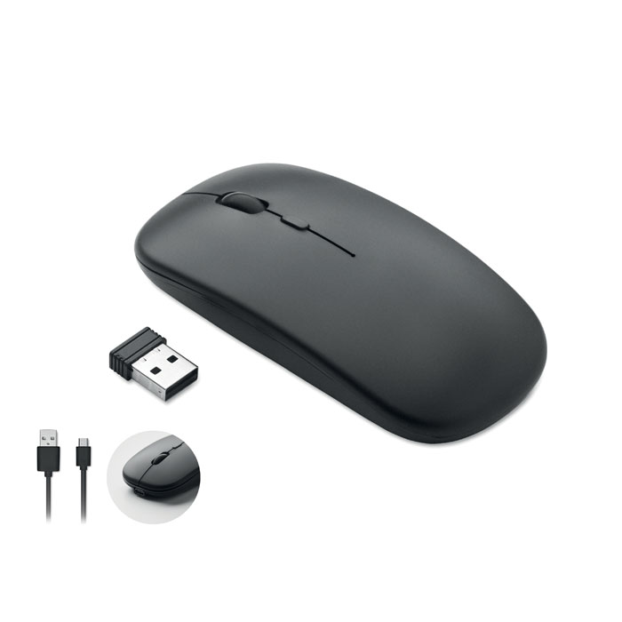 Bezvadu datora pele CURVY C no pārstrādāta ABS ar jūsu logo