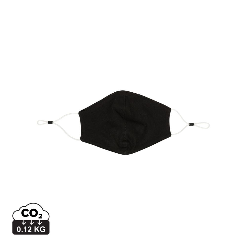 Reusable 2-ply cotton face mask with filter pocket with your logo