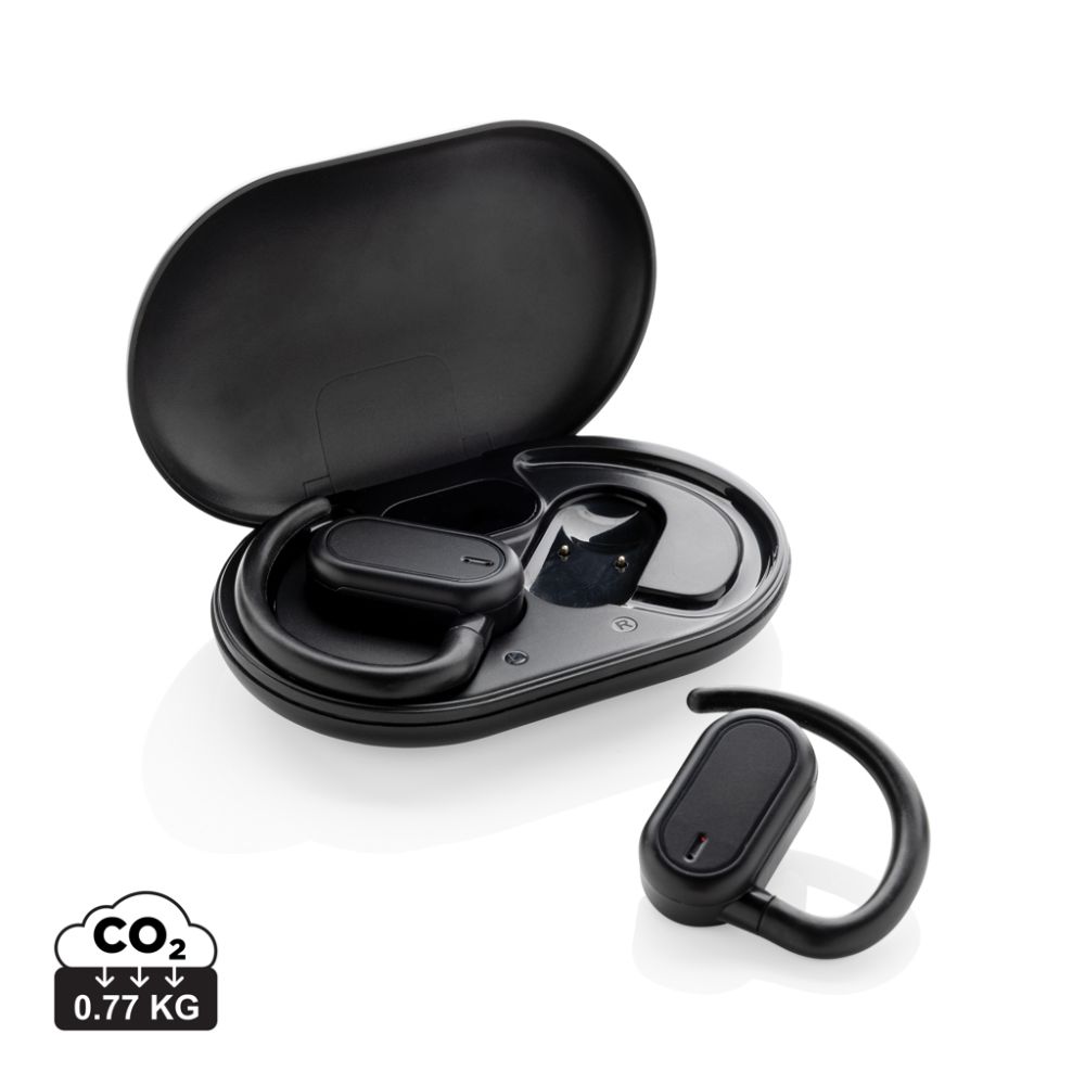 Fitsound RCS open ear TWS earbuds, recycled ABS, with your logo