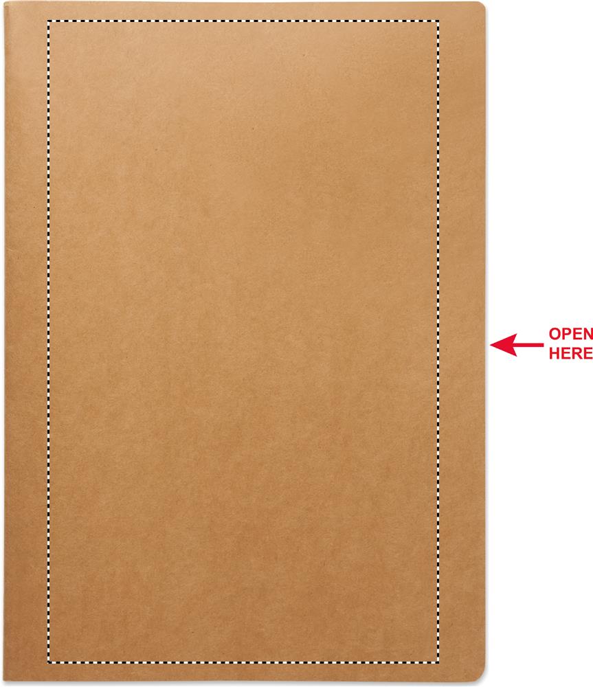 Apdrukas vieta NOTEBOOK FRONT