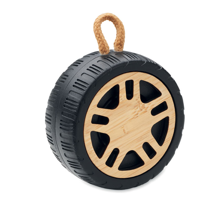 Wireless speaker MATIC tyre-shaped, 3 W, with your logo