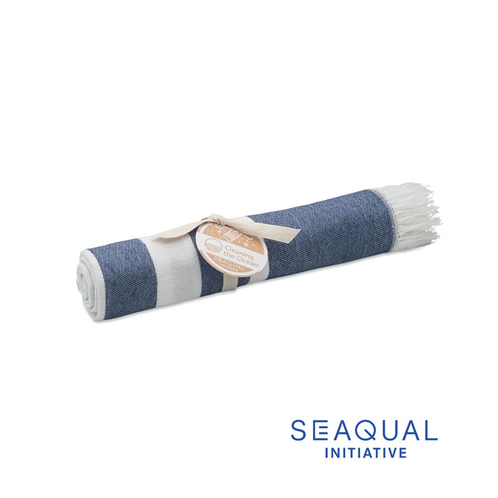 Hammam dvielis MAR no SEAQUAL® pārstrādāta auduma 70 × 140 cm ar jūsu apdruku