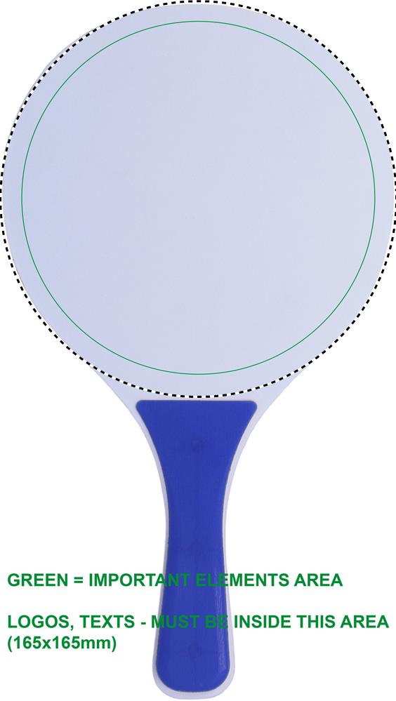 Print position RACKET 1 BACK PD