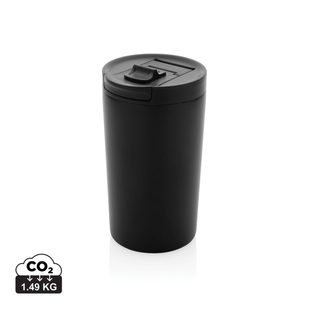 Termokrūze P435.09 no pārstrādāta nerūsējošā tērauda 300 ml ar jūsu logo