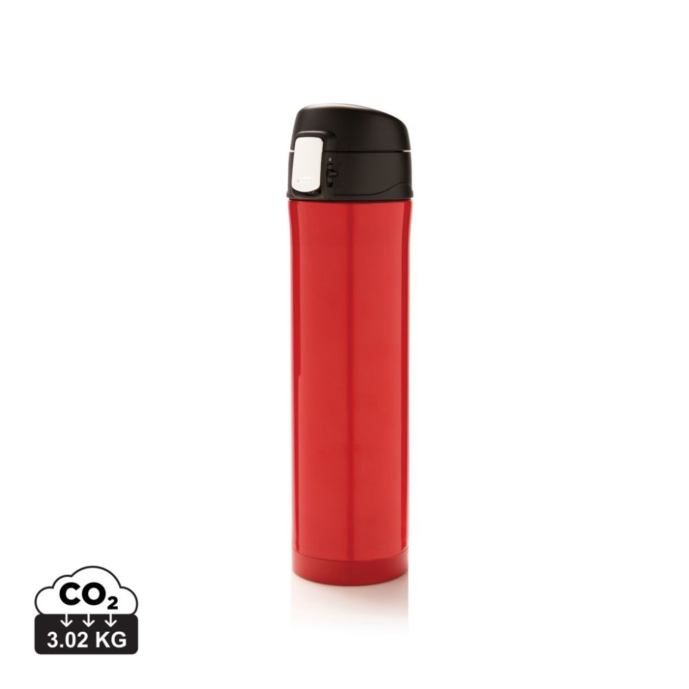 Vacuum flask Easy lock 450 ml, lockable lid, with your logo