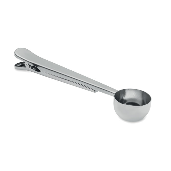 Coffee scoop SPOONCOOP with built-in bag clip with your logo