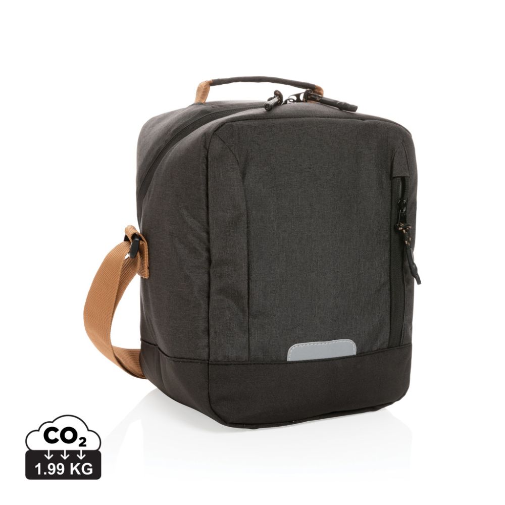 Impact AWARE™ Urban outdoor cooler bag in rPET, holds 12 cans, with your logo