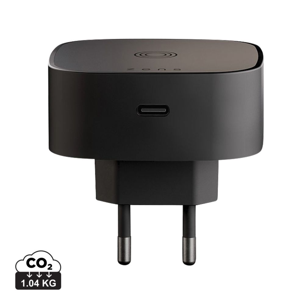 Zens wireless charging adapter with magnetic hold, 15 W, with your logo