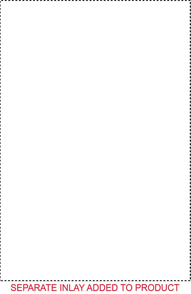 Print position FRONT INLAY