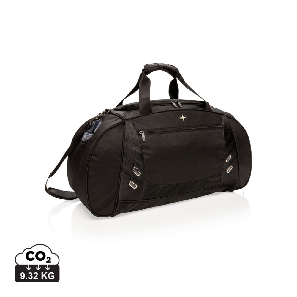 Sporta soma Swiss Peak 40 l ar sānu kabatu apaviem ar jūsu logo