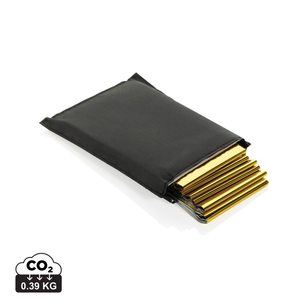 Glābšanas sega Solra RCS pārstrādātā rPET maciņā, ūdensnecaurlaidīga, ar jūsu logo