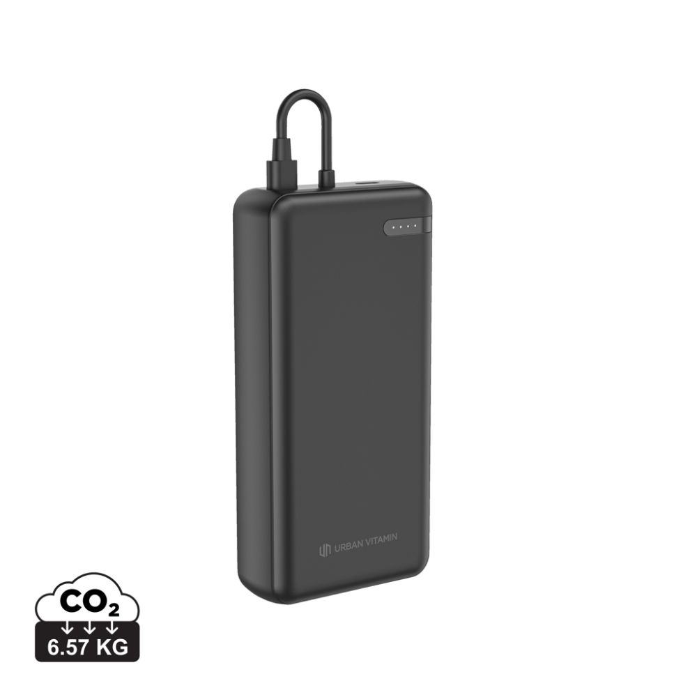 Powerbank Urban Vitamin Menlo Park 20,000 mAh with 20 W PD charging and your logo