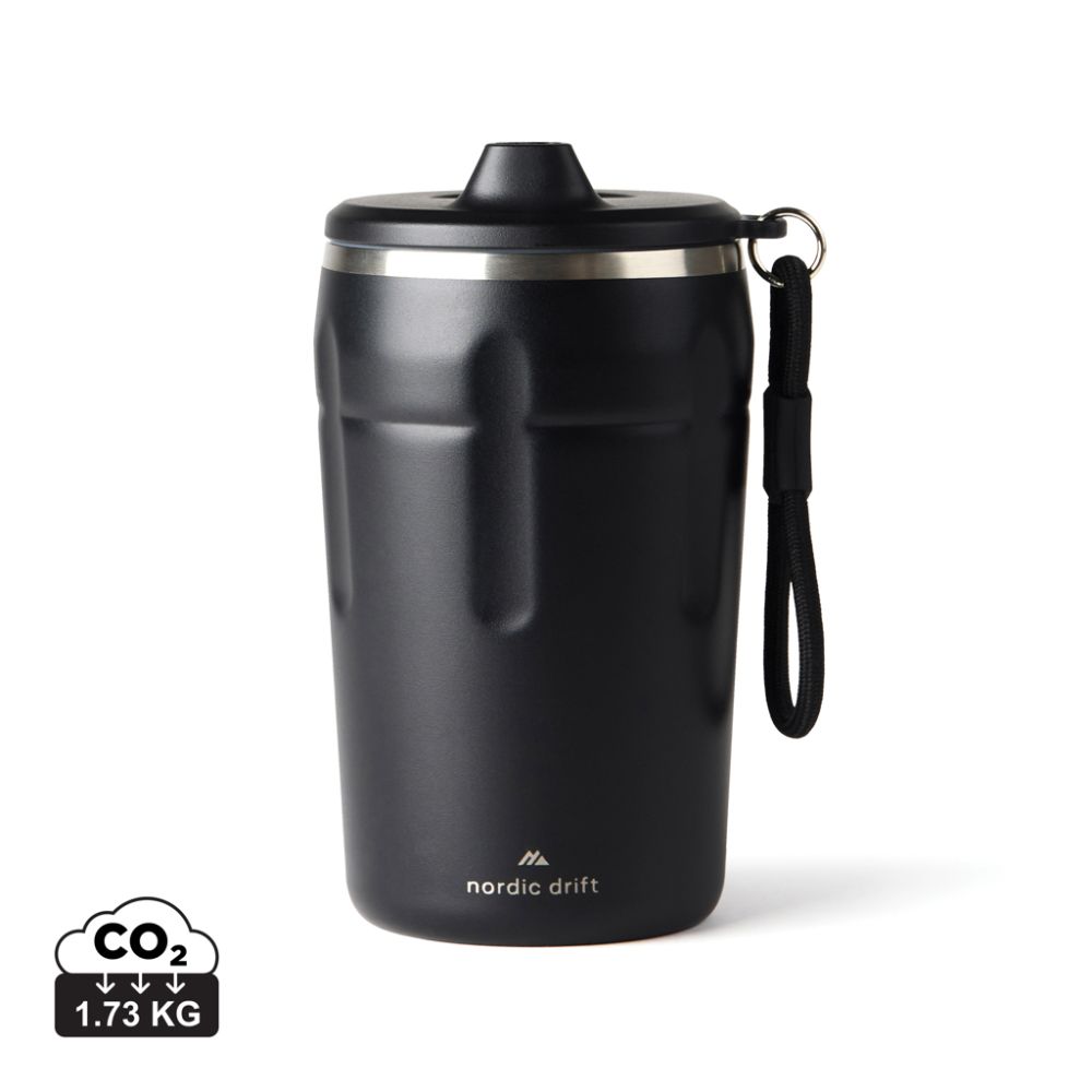 Termokrūze Nordic Drift Trail no pārstrādāta tērauda 350 ml ar jūsu logo