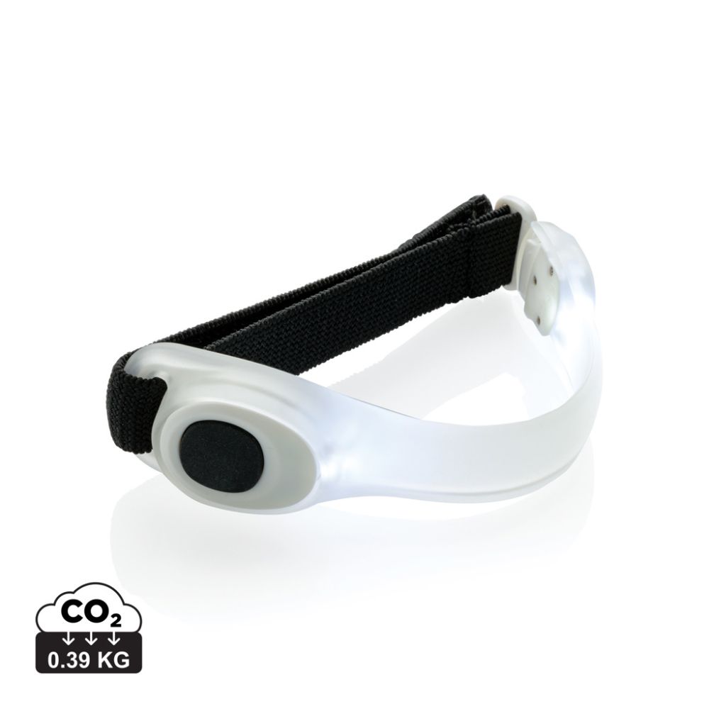 Safety LED strap P239.43 with built-in light and your logo