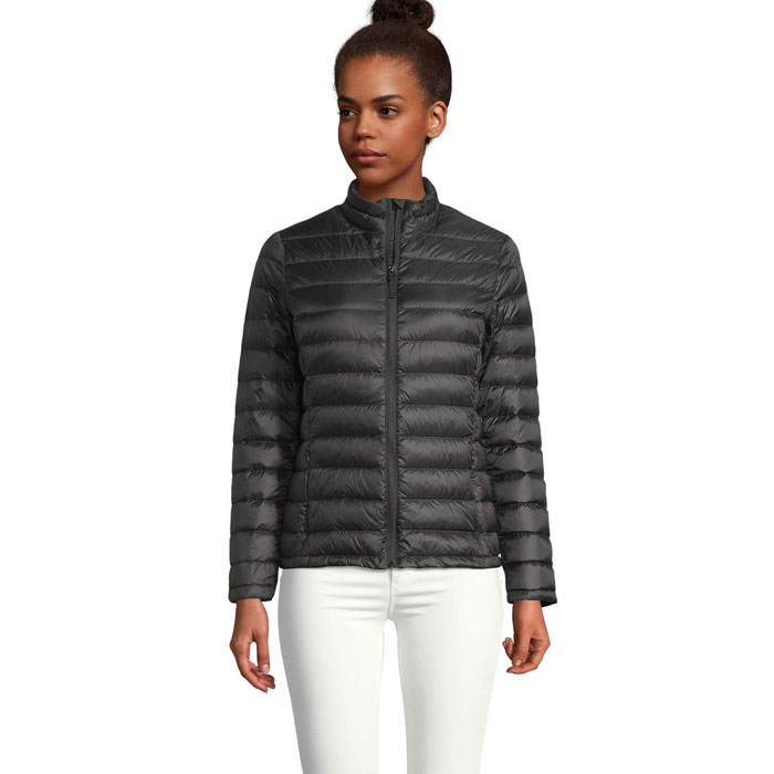 Women's lightweight down jacket WILSON WOMEN, packable, with your logo