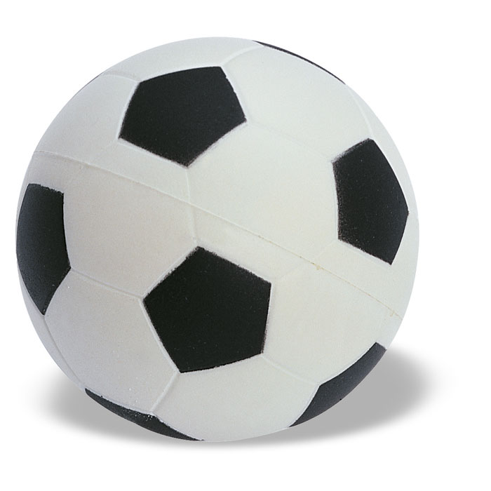Anti-stress football GOAL made of PU, soft squeeze toy with your logo