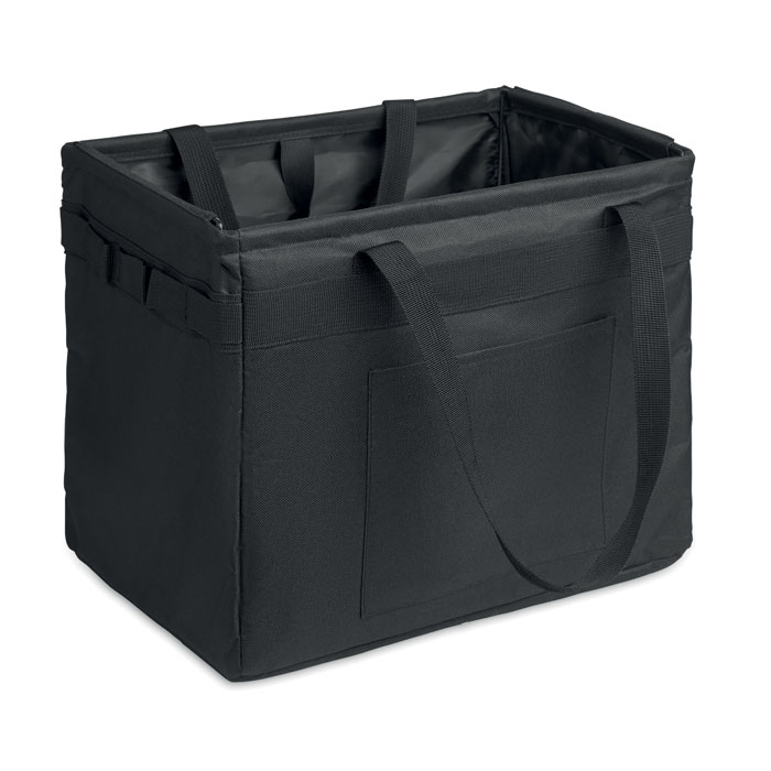 Foldable organizer bag FORM in 600D rPET with front pocket and your logo