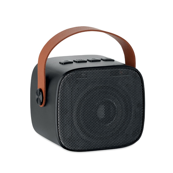 Wireless speaker KARASETA in recycled ABS with 5 W output with your logo