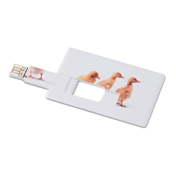 USB zibatmiņa MEMORAMA 16 GB kredītkartes formā ar jūsu logo