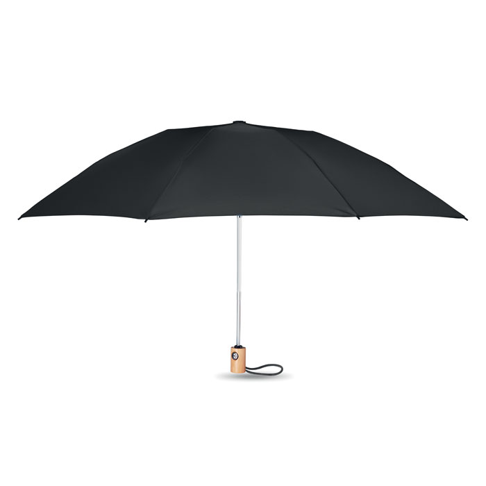 Foldable umbrella LEEDS made from RPET with auto open/close with your logo