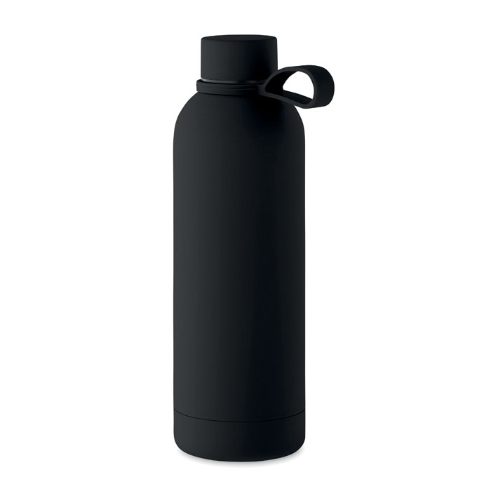 Vacuum insulated bottle EMERALD 500 ml, recycled steel, with your logo
