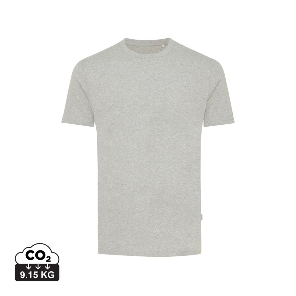 IQONIQ Manuel unisex t-shirt, recycled and organic cotton, undyed, with your print