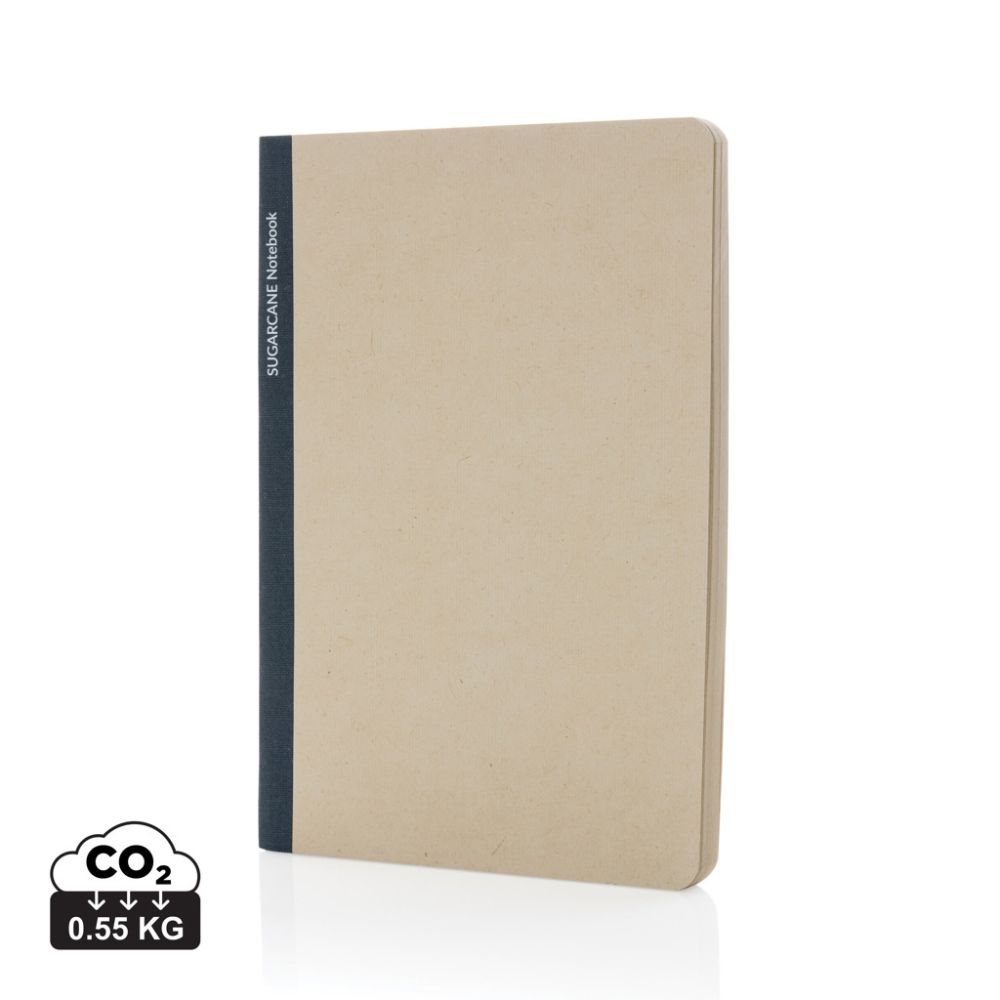A5 piezīmju grāmatiņa Stylo no cukurniedru papīra ar jūsu logo