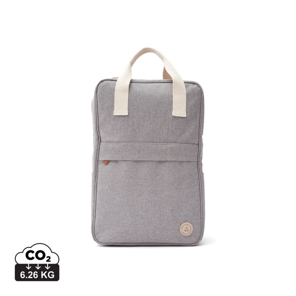 Cooler backpack VINGA Sortino RCS with 22 l insulated main compartment with your logo