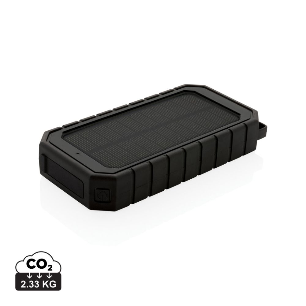 Saules enerģijas powerbank P322.45 ar 10 W bezvadu uzlādi un RCS materiāliem, ar jūsu logo