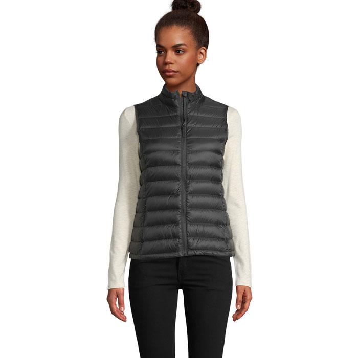 Women's lightweight bodywarmer WILSON BW WOMEN with embroidered logo