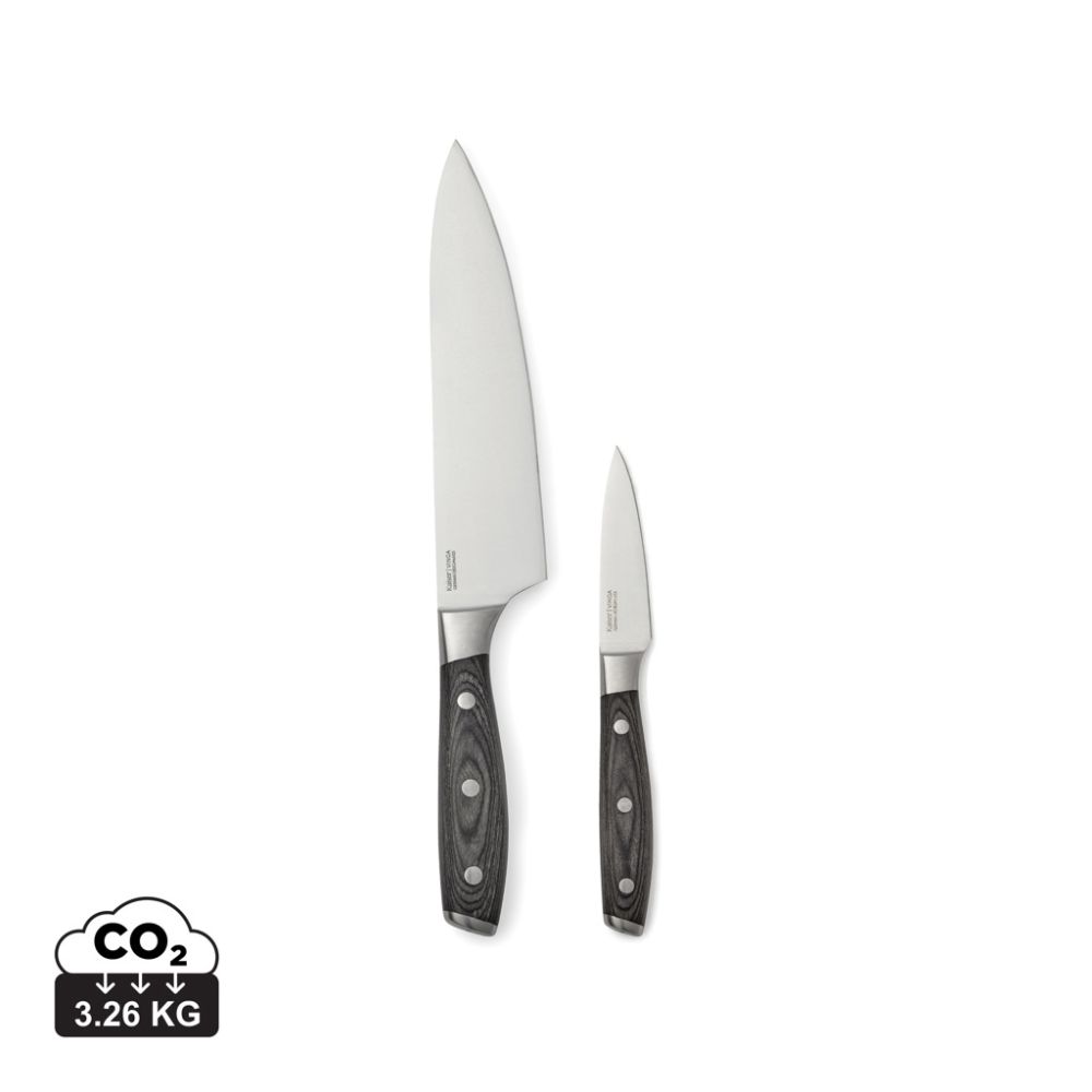 Knife set VINGA Kaiser Chef´s Set in German steel with your logo