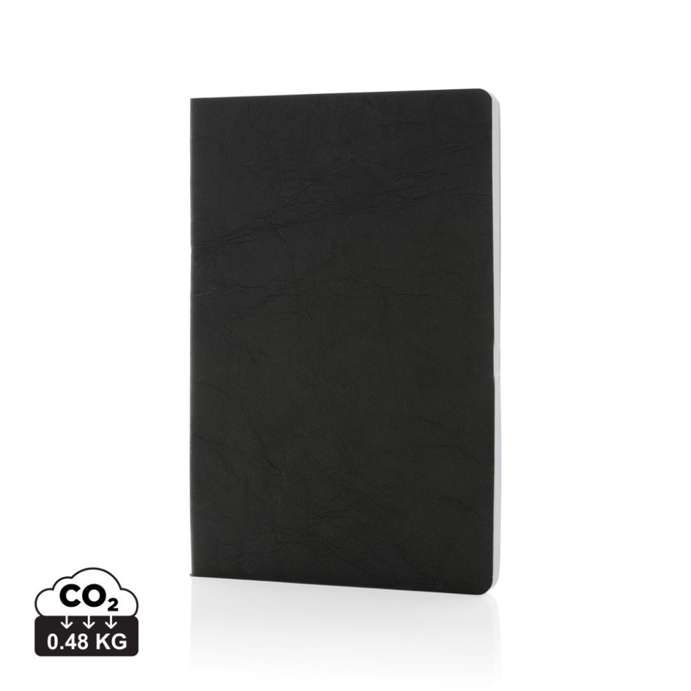 Salton A5 recycled paper notebook, GRS certified, 192 lined pages, with your logo