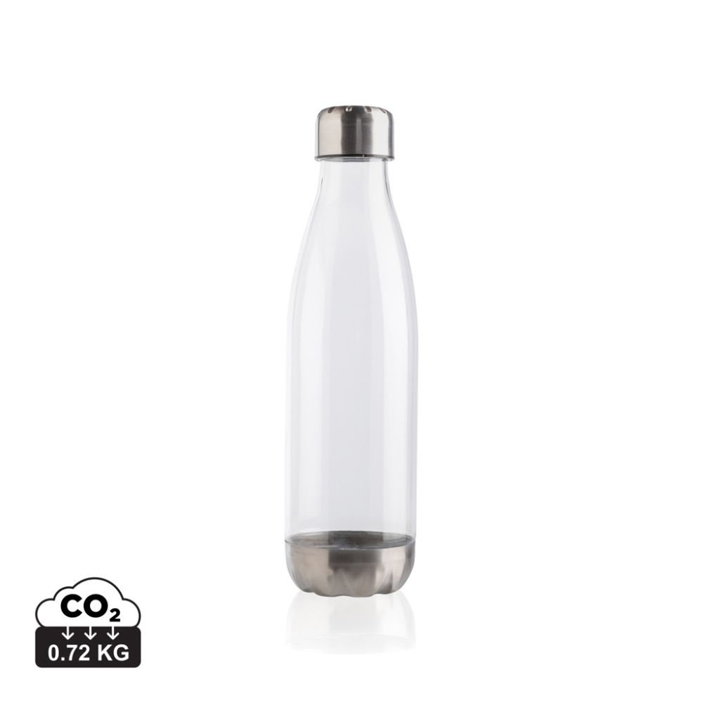Leakproof water bottle P436.75 with stainless steel lid, 500 ml, with your logo