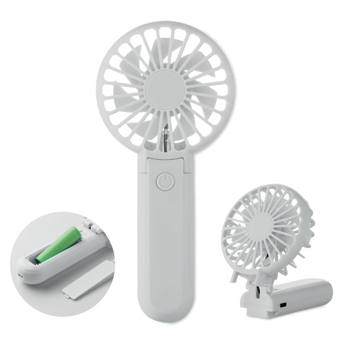 Salokāms portatīvais ventilators IBERA ar 3 ātrumiem ar jūsu logo