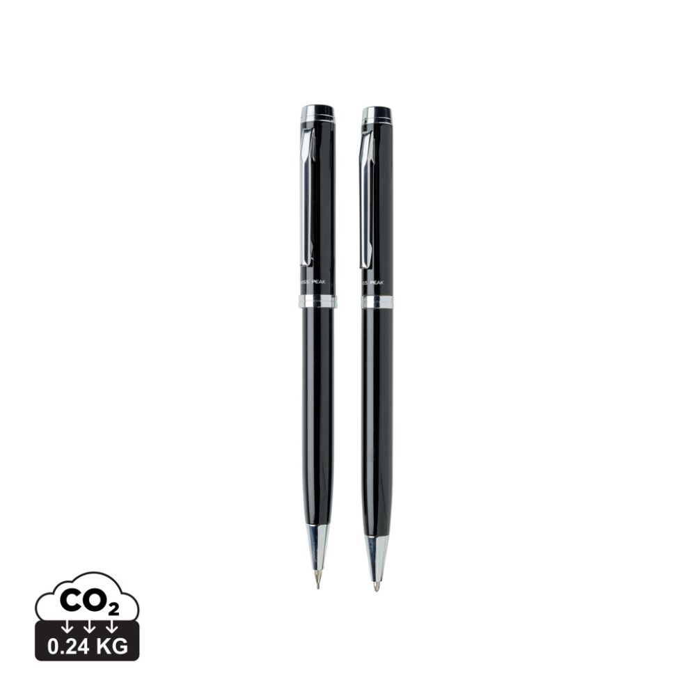 Luzern pen set with ballpen and pencil in gift box, with your logo