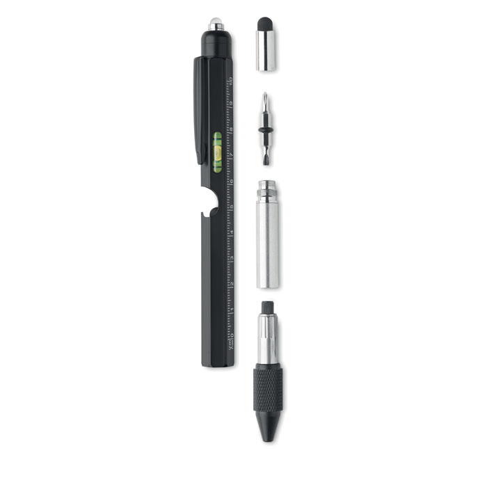 RETOL spirit level pen RETOOL with ruler and LED light with your logo