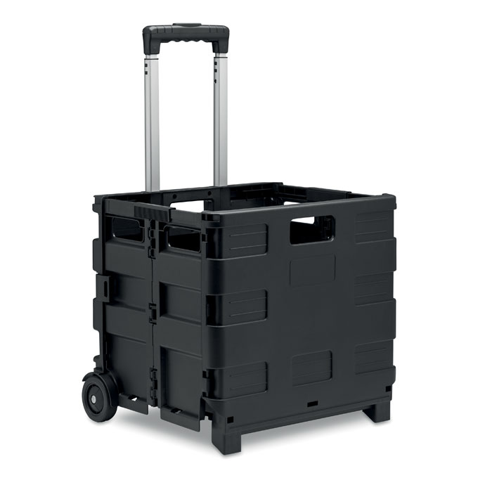 Foldable shopping trolley CARRO, 32 L capacity, with your logo