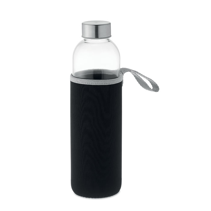 Stikla pudele UTAH LARGE 750 ml ar neoprēna maciņu ar jūsu logo