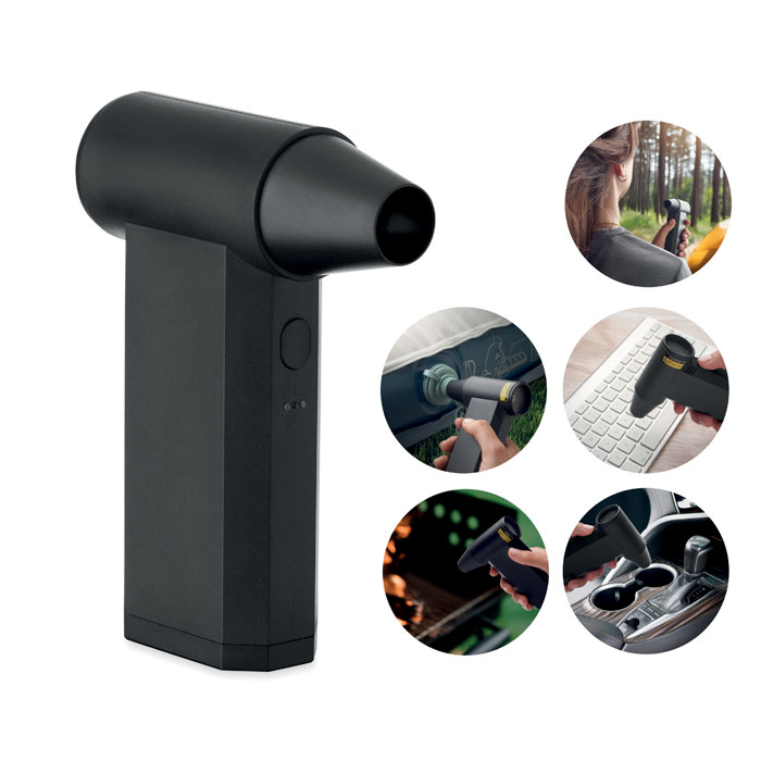 Portable turbo fan VENTA with 4 speed settings and LED light with your logo