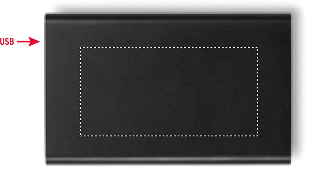 Print position POWERBANK