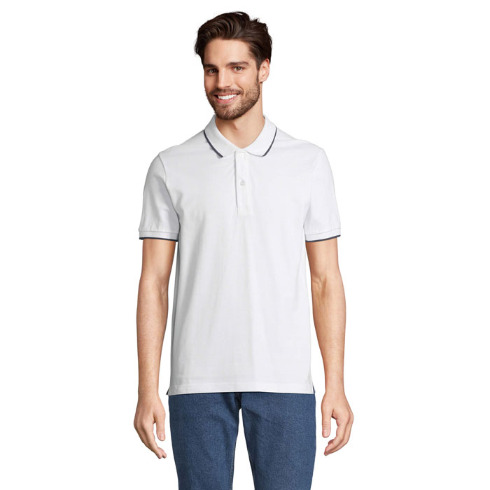 Unisex polo krekls PALERMO no kokvilnas ar jūsu apdruku